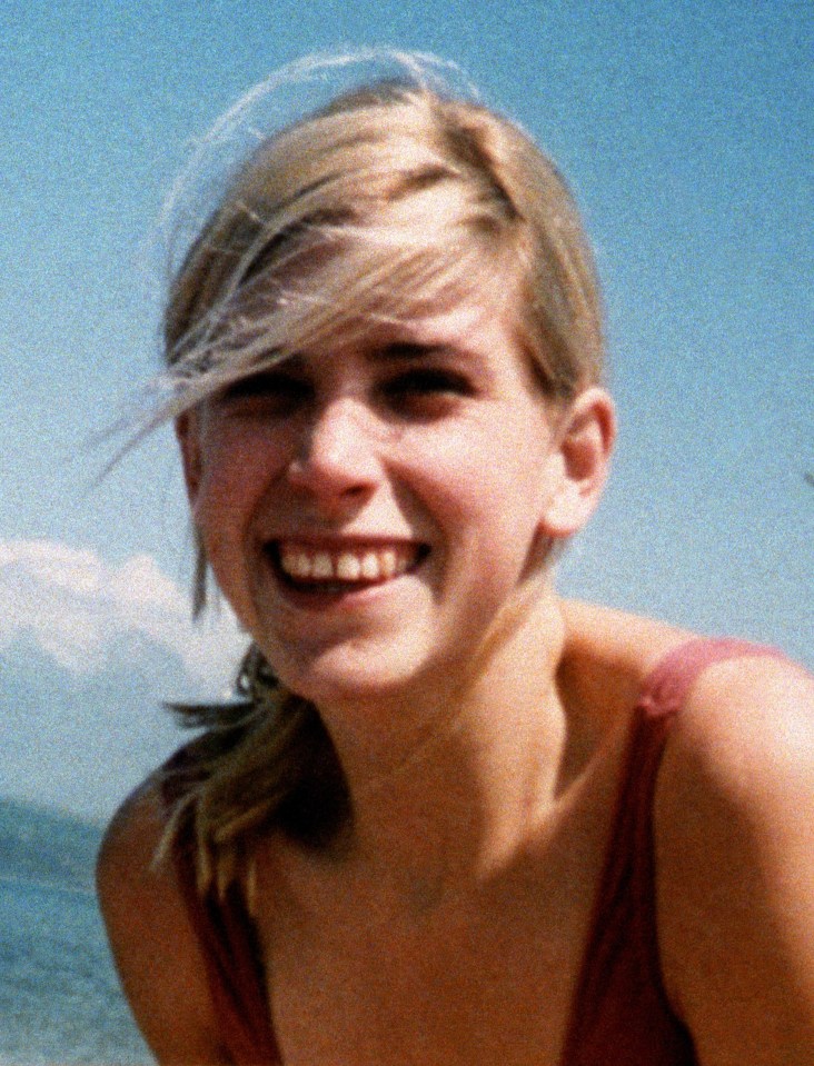 The now-famous shot of tragic young mum Rachel Nickell