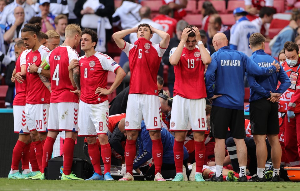 Danish footballer Christian Eriksen collapsed at the Euros
