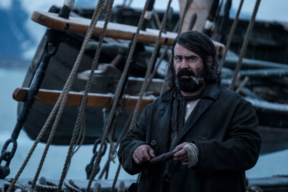 Colin Farrell as Henry Drax in The North Water
