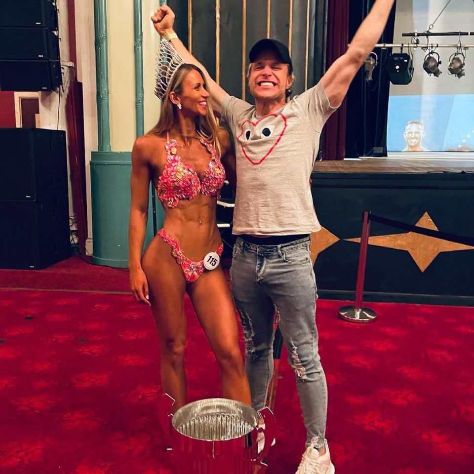 The real Olly Murs with girlfriend Amelia Tank