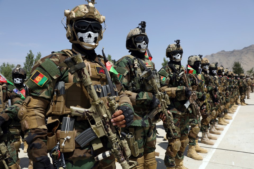 Afghan special forces are reportedly moving into Panjshir Vallery to join the resistance (stock)