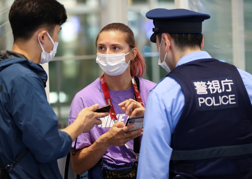 Tsimanouskaya is now 'safe' with Japanese police