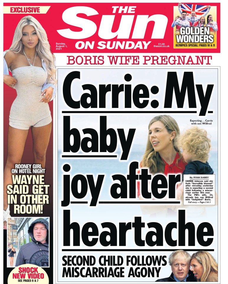 We revealed that the PM and his wife are expecting their second child earlier this month