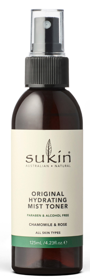 Sukin Hydrating Mist Toner is all natural, absorbs well and leaves no shine