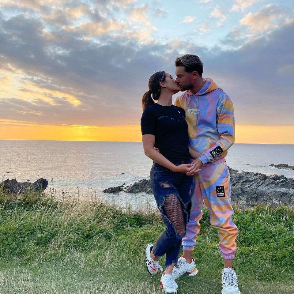 Chris also shared a gushing post about Annabel after their first holiday together