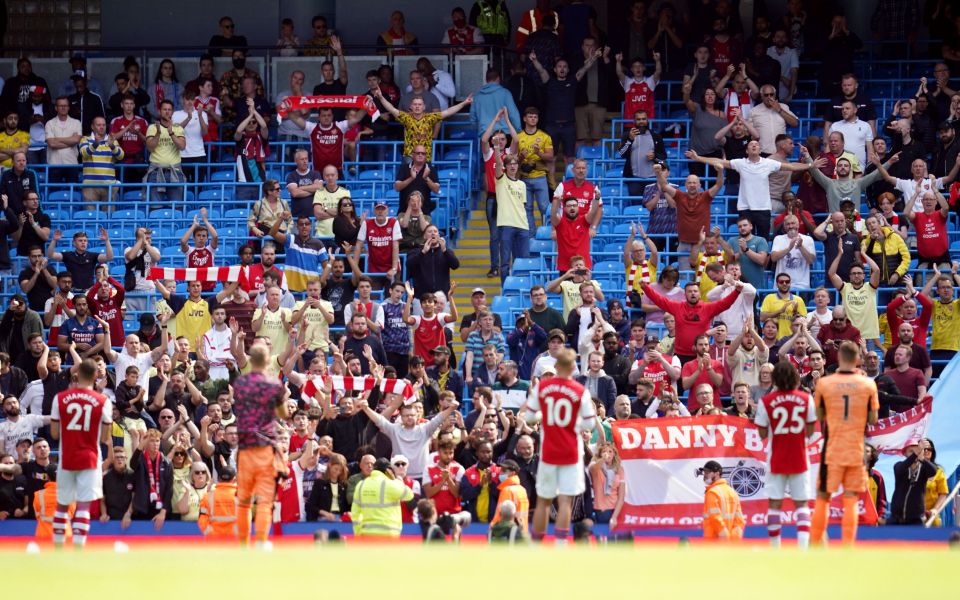 Arsenal had a day to forget at the Etihad