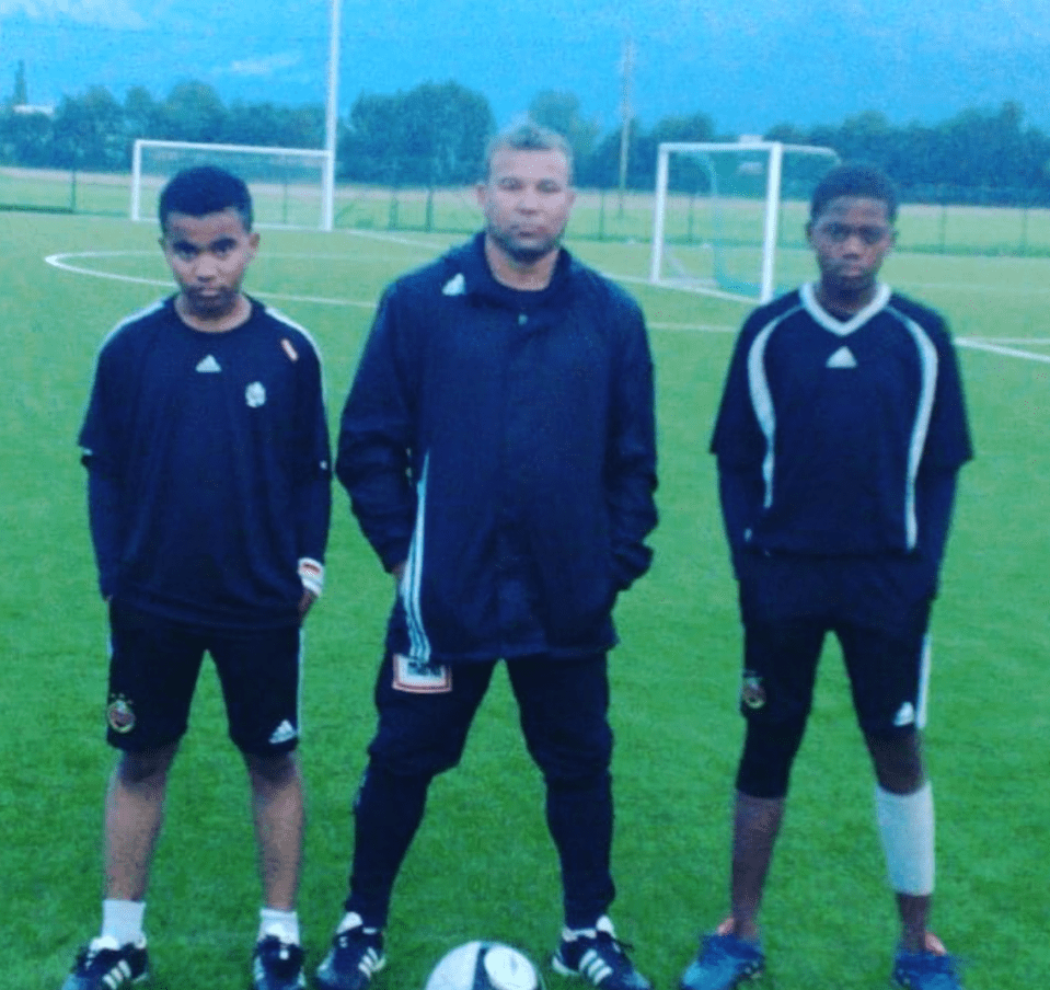 Bailey, right, had to adapt to freezing temperatures in Austria