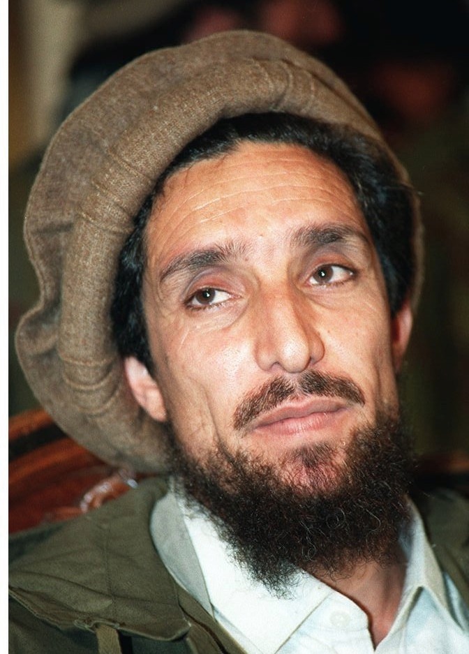 Afghan military commander Ahmed Shah Massoud