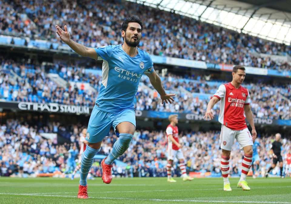 Ilkay Gundogan opened the scoring after seven minutes
