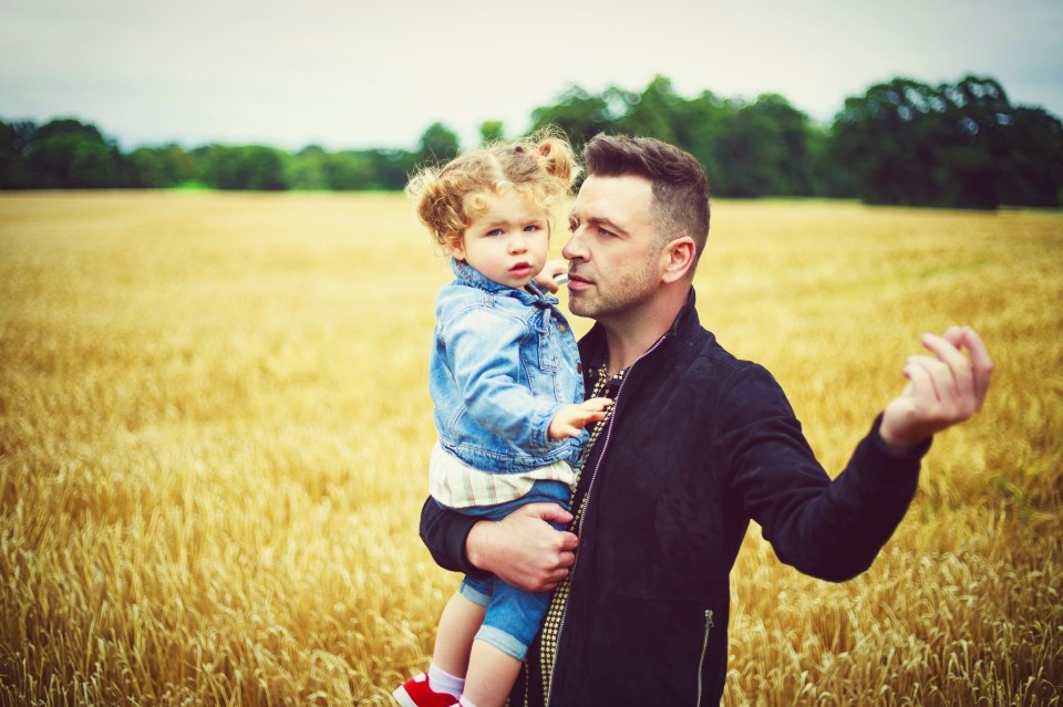 The Westlife singer shared a rare photo of the tot for his track 'Don't Grow'