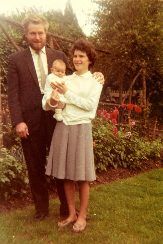 Pauline and Roger Fitter, pictured in 1967 with their first baby Joanne, had five children of their own alongside fostering