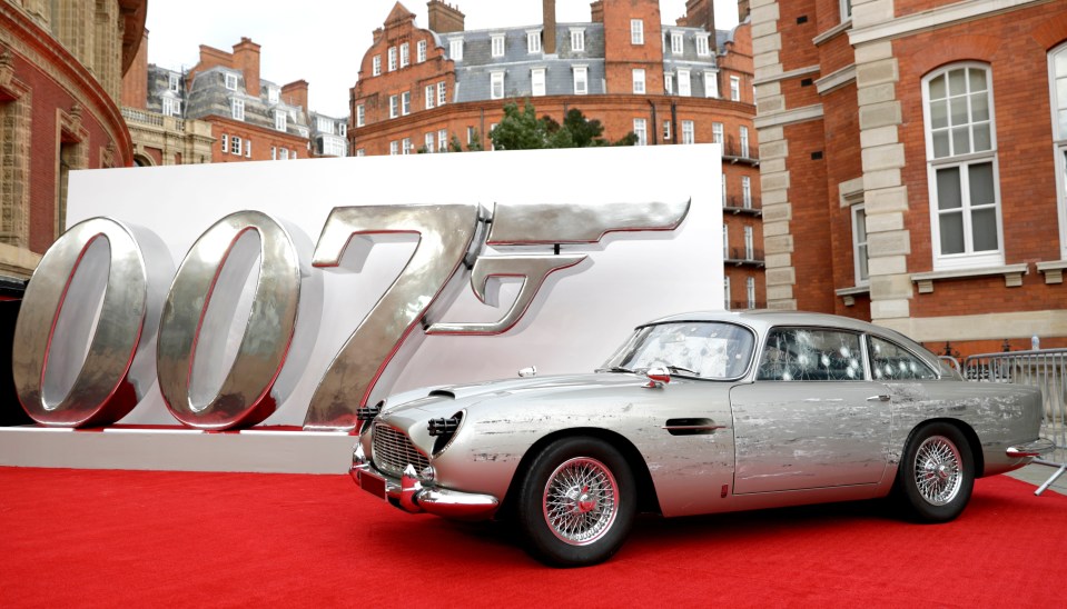 The iconic 007 vehicle made an appearance at the No Time To Die world premiere last night