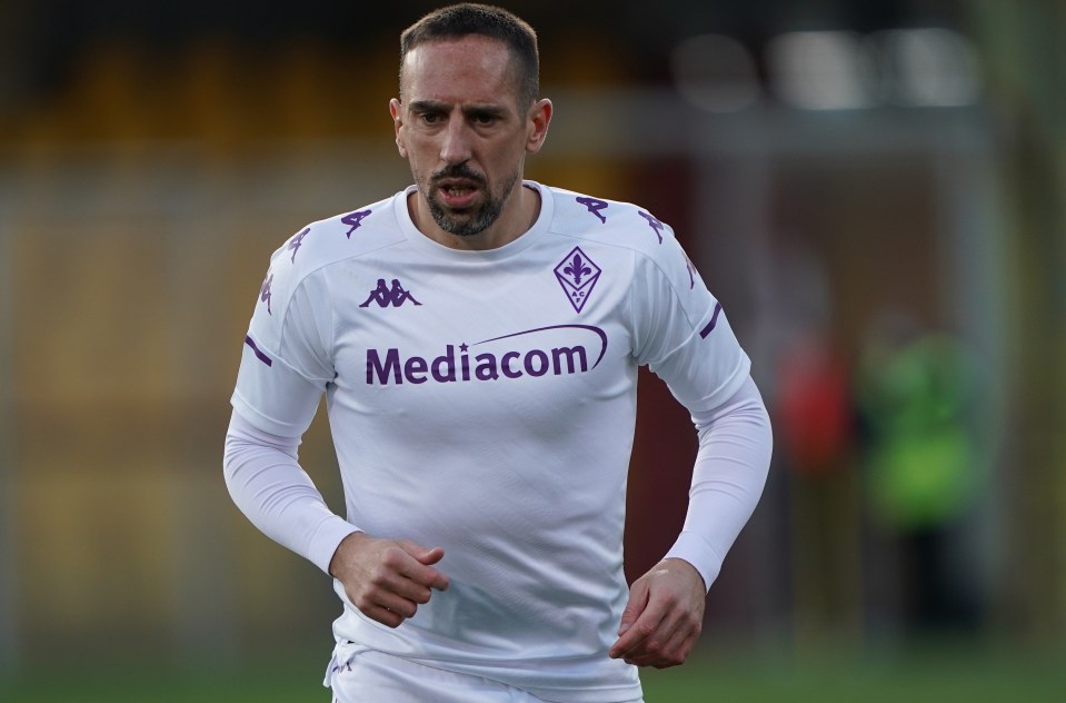 Franck Ribery is close to joining Serie A side Salernitana after leaving Fiorentina