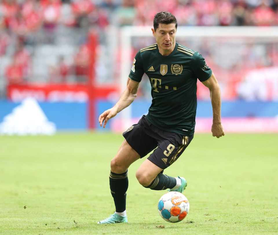 Poland and Bayern goal machine Robert Lewandowski is at 6 with £26m