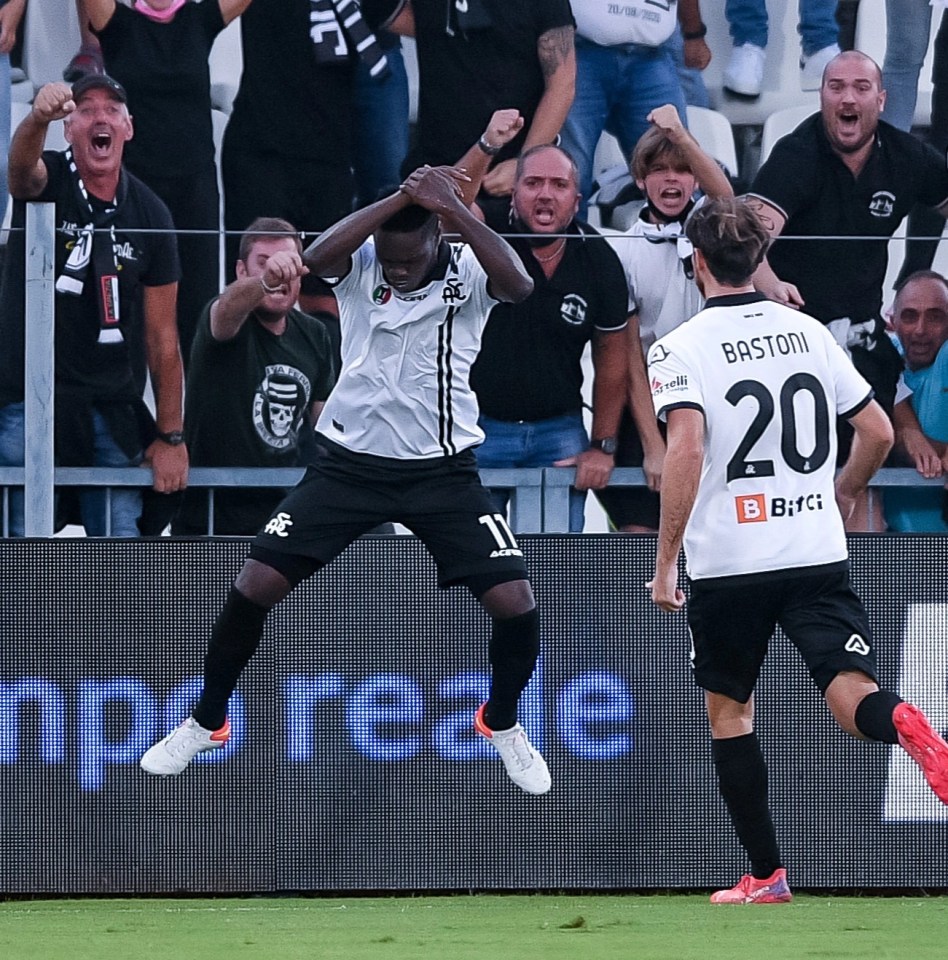 Gyasi equalised for Spezia and taunted Juve with Ronaldo's 'siu' celebration