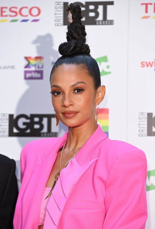 Alesha Dixon at the British LGBT Awards in London last month