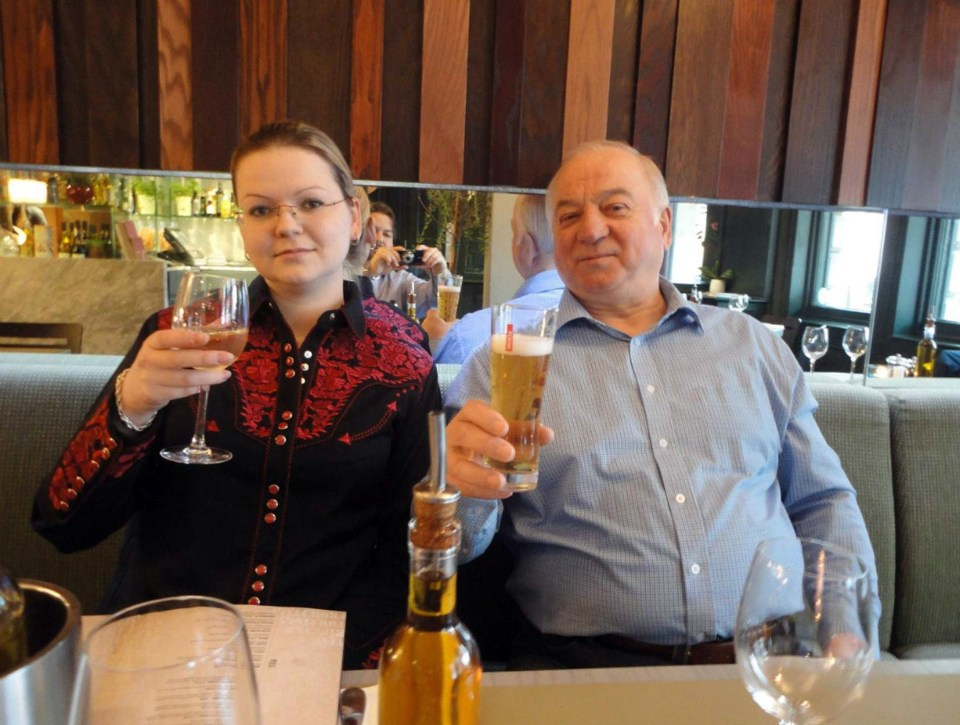 The deadly liquid the couple were exposed to was believed to have been left on the Skripals’ front door