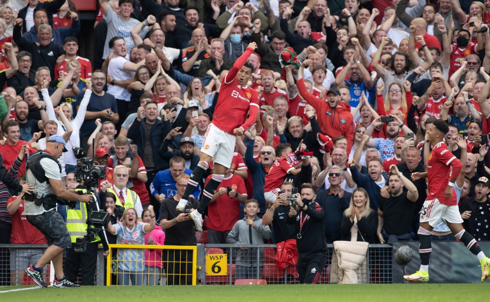 Cristiano Ronaldo marked his second Man Utd debut with two goals against Newcastle