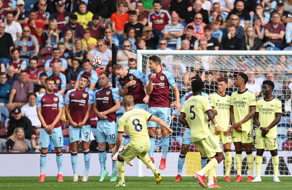 Odegaard's first goal of the season was a stunner
