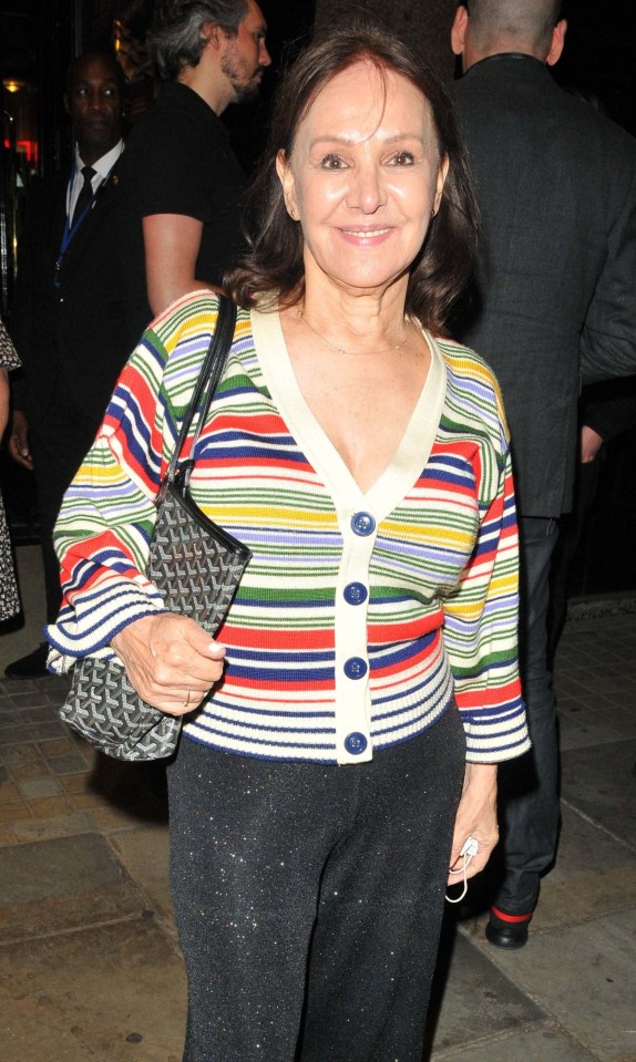 Arlene Phillips, seen at the opening night of the Back To The Future musical this week
