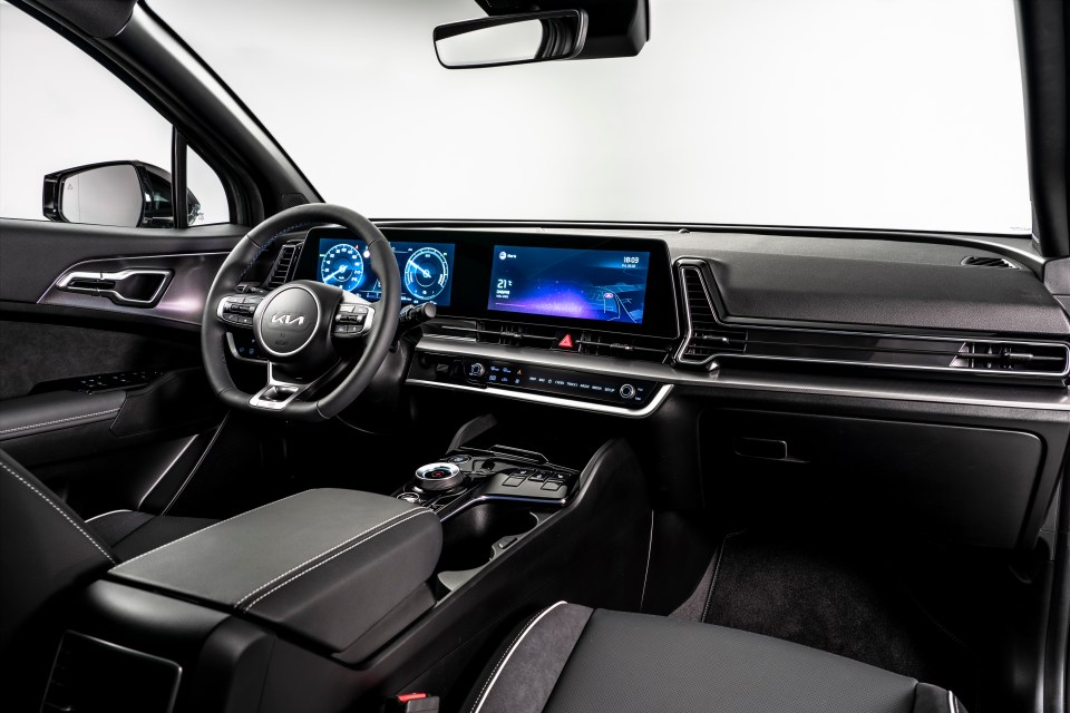 The curved twin-screen dash is very Merc-like and there’s more space in all directions, including a bigger boot