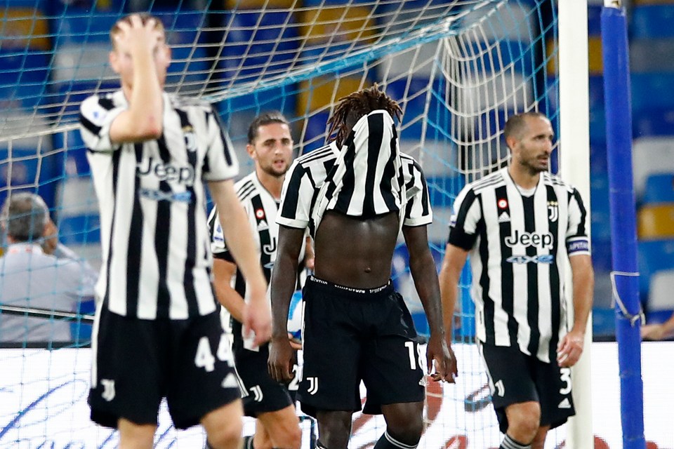 Juventus sit tenth in the Serie A table after six games played