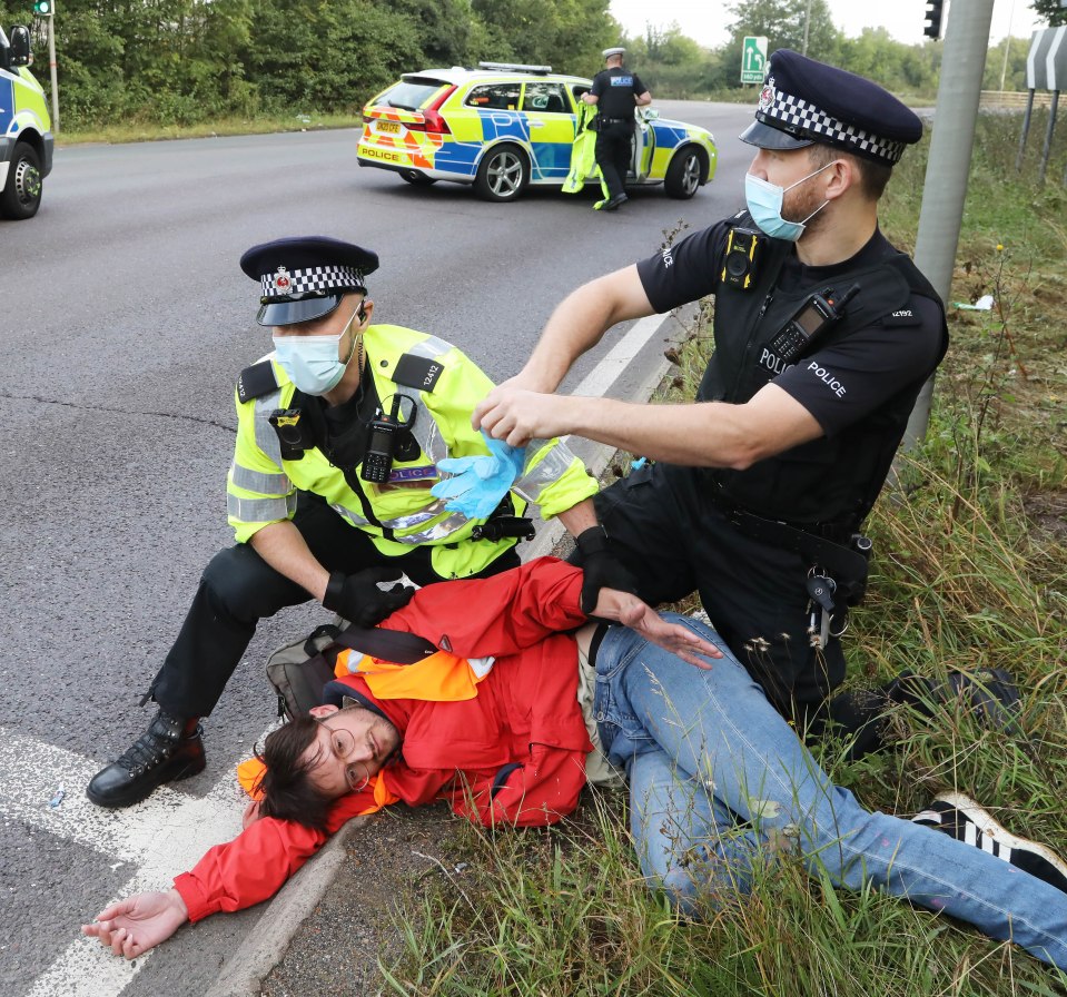 One activist said: 'I’m not doing this because I want to'