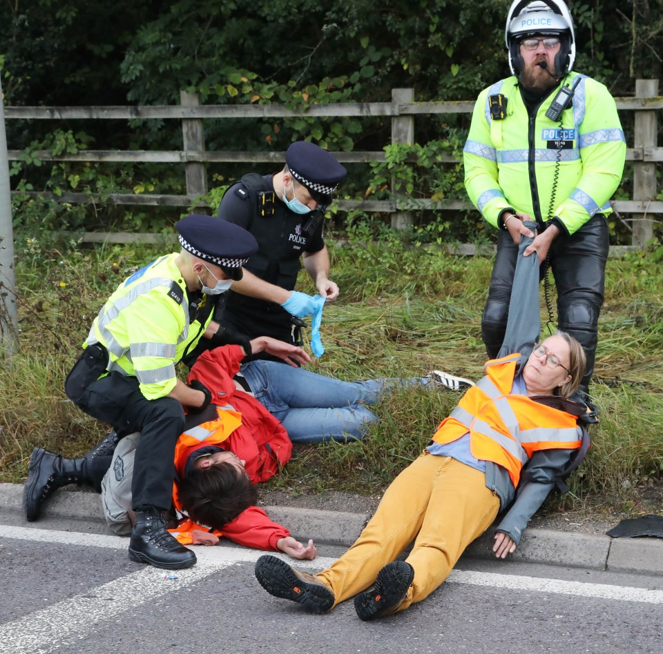 More protest chaos on the M25 this morning