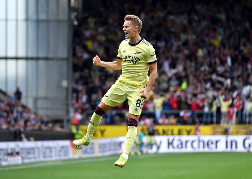 It was his first goal since joining Arsenal permanently from Real Madrid