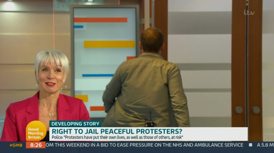 Eco-warrior Liam Norton stormed out of the GMB studio on today's show