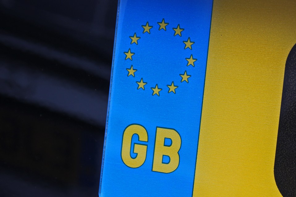 Changes include the use of GB on number plates