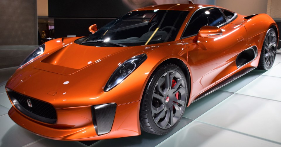 Assassin Mr Hinx drove this superspeed car that can do 0-60mph in 3.4seconds