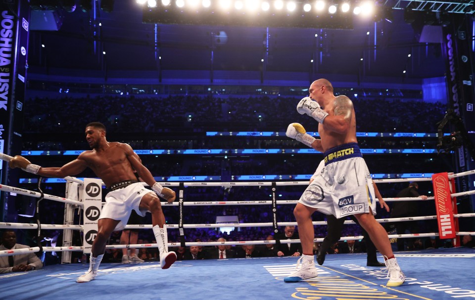 Anthony Joshua was beaten by Oleksandr Usyk