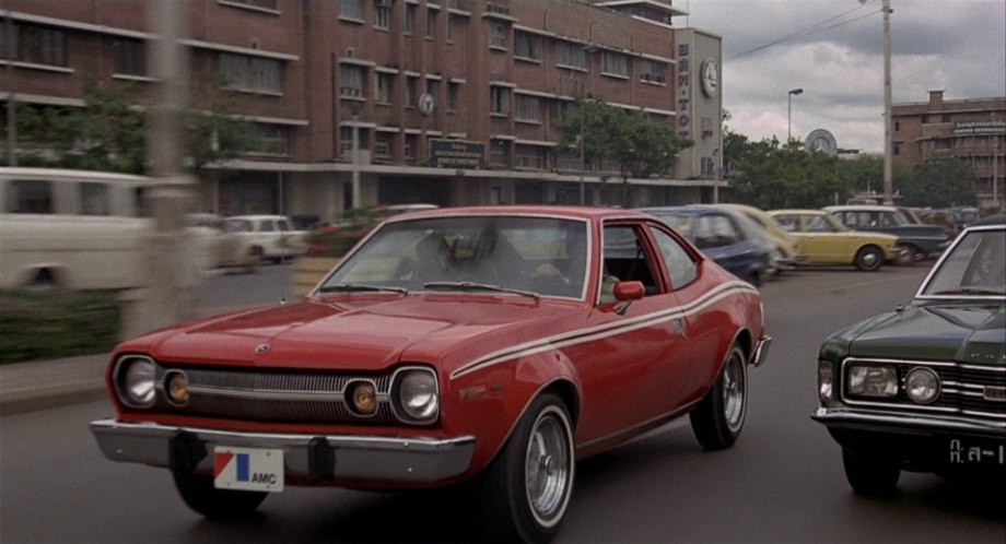 This 007 car managed to do a 360-degree spin in the air