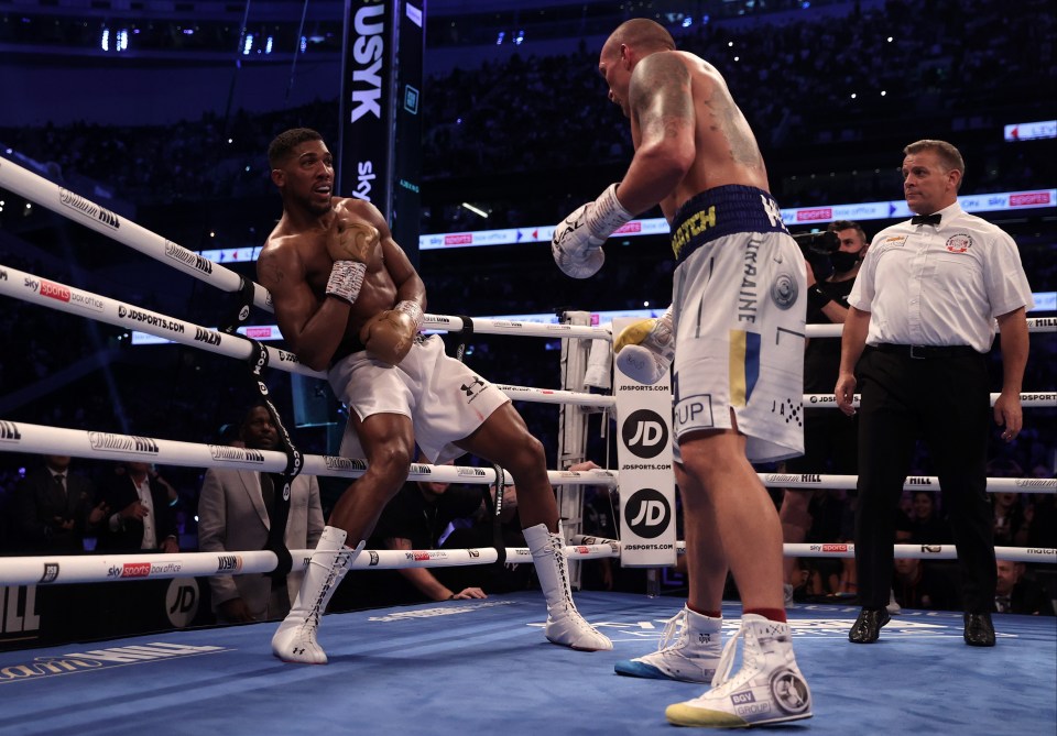 Anthony Joshua lost to Oleksandr Usyk