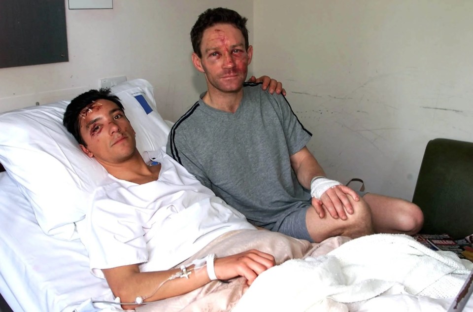 Dettori and Cochrane in hospital after the disaster