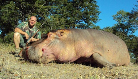 Knight runs a trophy hunting business and has been pictured with a number of dead animals