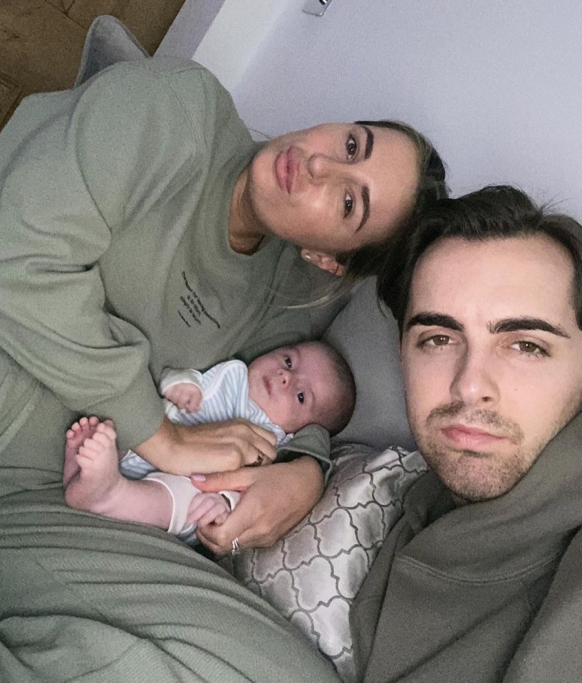 Dani Dyer shares son Santiago with jailed ex Sammy Kimmence