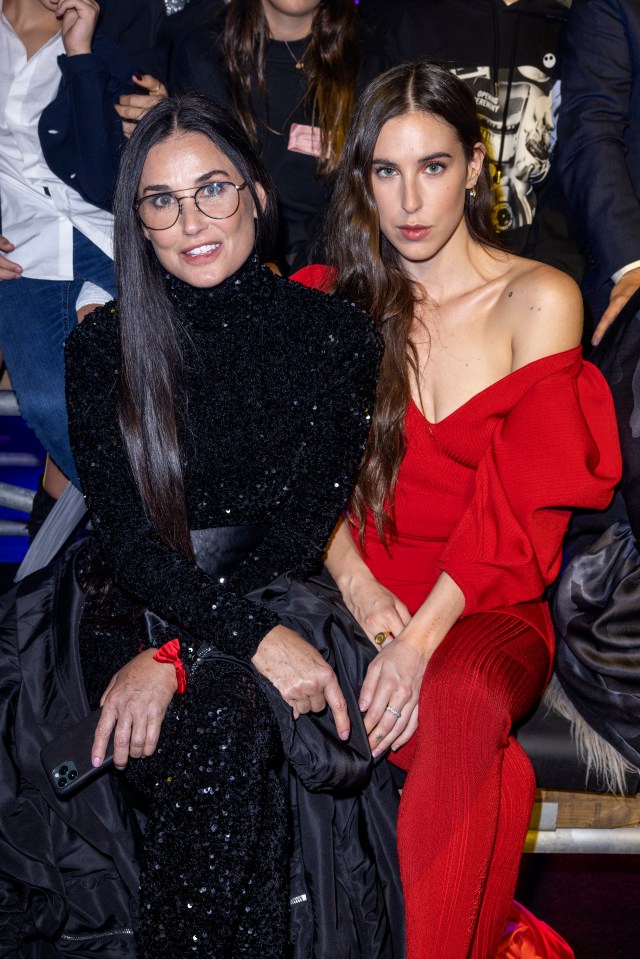 Phoebe mingled with other famous mother-daughter pairs at the bash including actress Demi Moore, 58, and her Hollywood daughter Scout Willis, 30