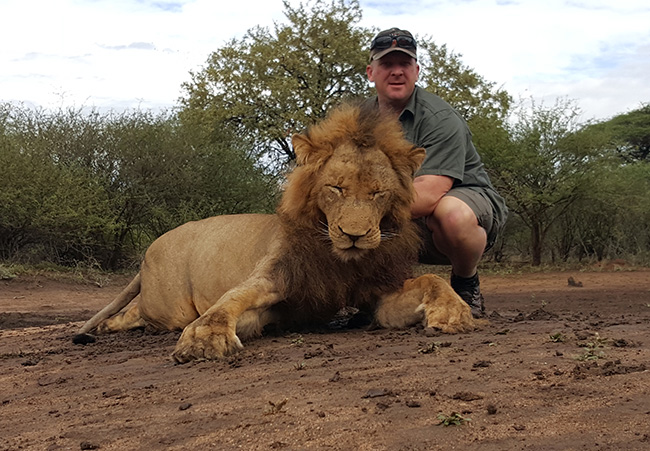 Knight refused to comment when The Sun approached the trophy hunting businessman