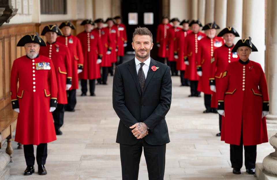 David Beckham backed The Sun's Poppy Stars appeal last year