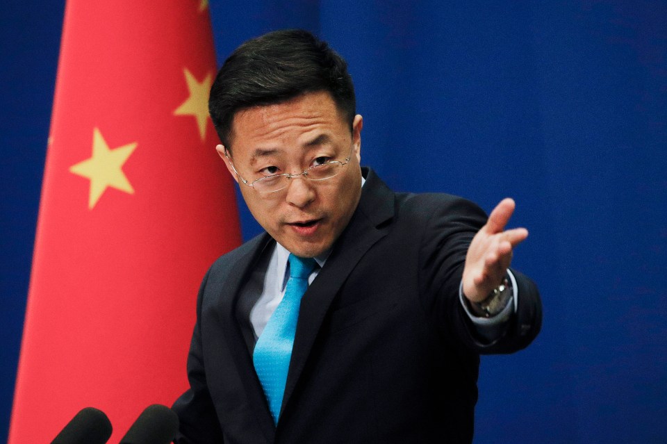 The spokesman for the Ministry of Foreign Affairs, Zhao Lijian, claimed the 'missile test' was just a spacecraft