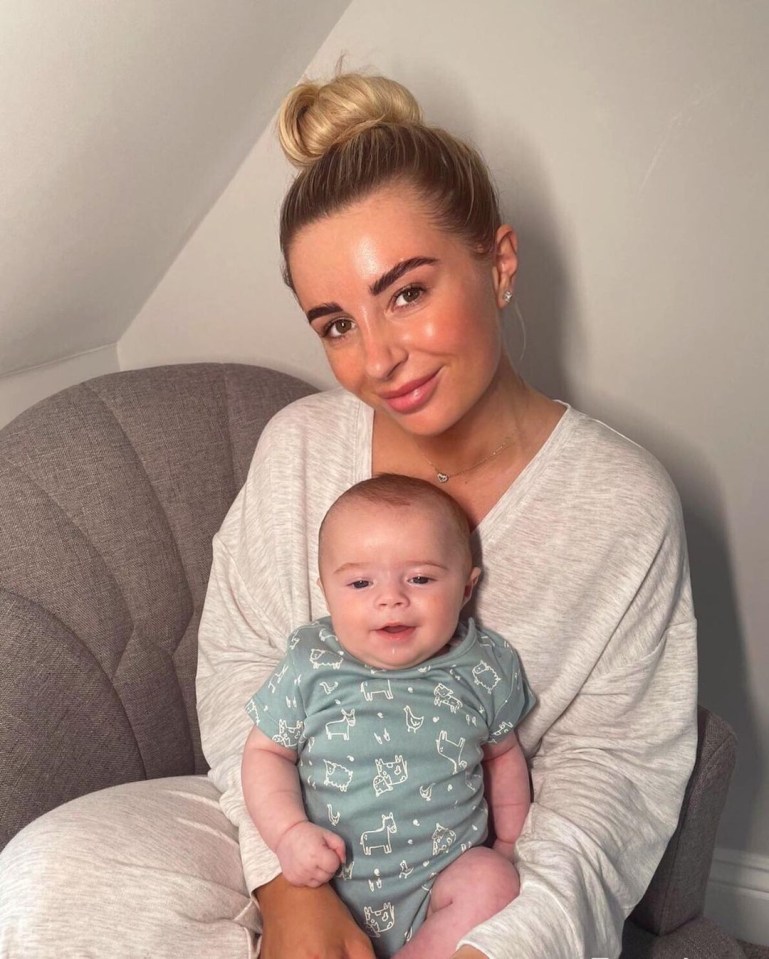 Dani is now raising baby Santi as a single mum