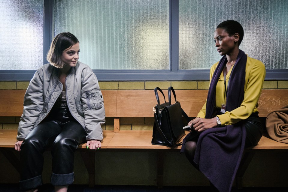 Gripping legal drama Showtrial stars Celine Buckens (left) and Tracy Ilfeachor