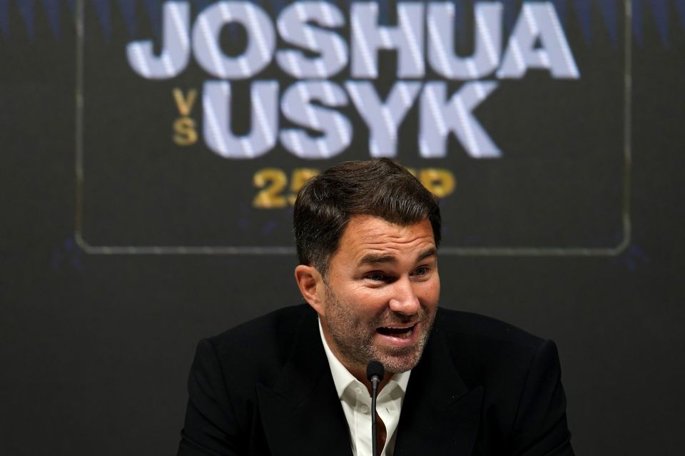 Eddie Hearn revealed that the rematch clause has been triggered