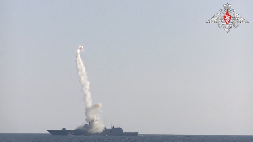 Russia successfully tested Putin's hypersonic 6,100mph missile earlier this year