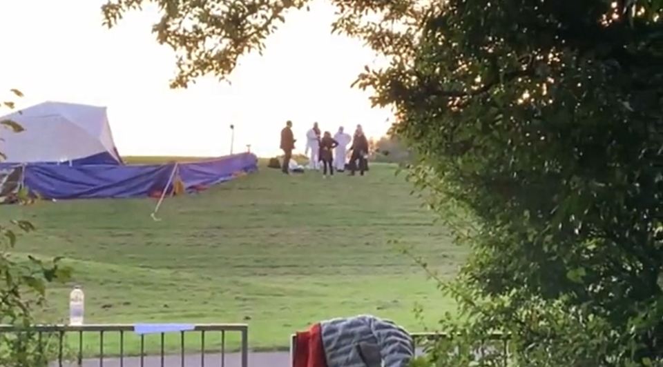 A 33-year-old man was pronounced dead at the scene in Gorse Hill, Swindon