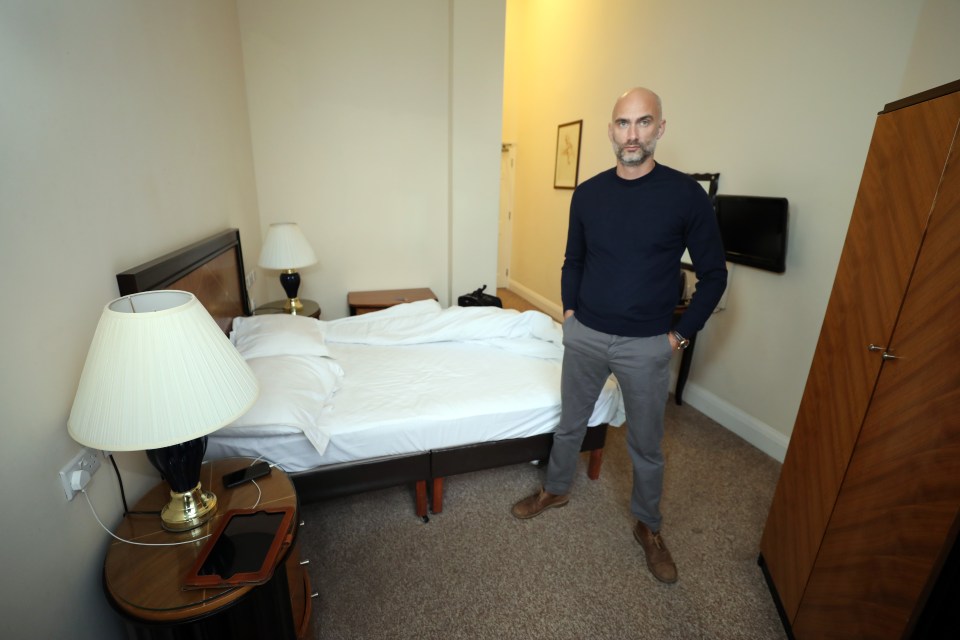 The Sun’s Graeme Culliford at the hotel