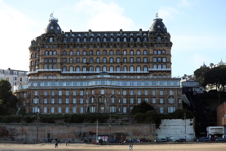The Grand Hotel Scarborough - where Afghan families have been brought before being rehoused across the country