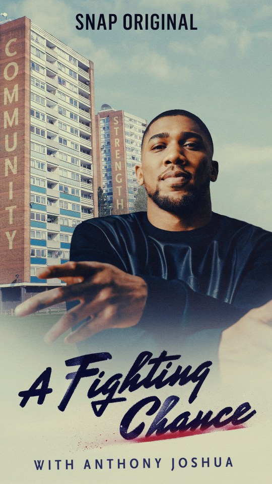 Anthony Joshua is set to star in a new Snapchat series which will follow his return to Watford